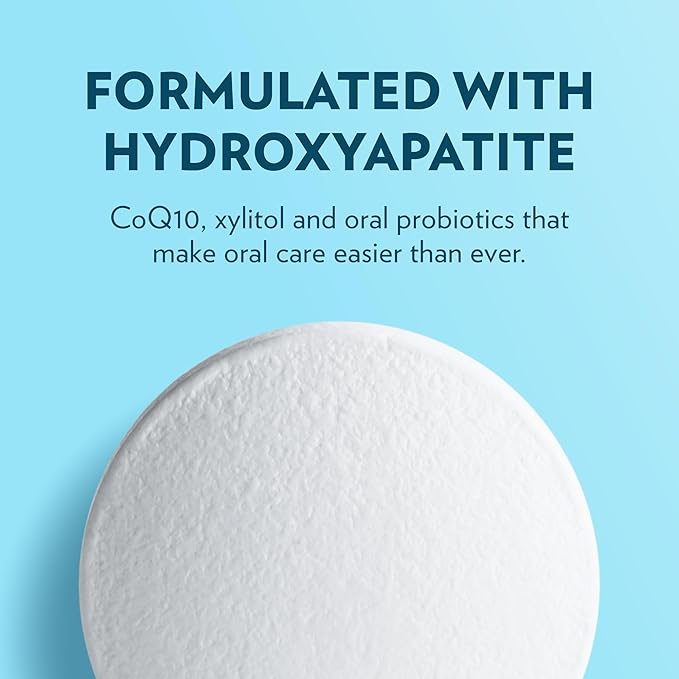 ECOFAM Peppermint Mouthwash Tablets - Chewable Tablet for Fresh Breath Fluoride Free Alcohol Free Travel Size Mouthwash - 90 Tablets