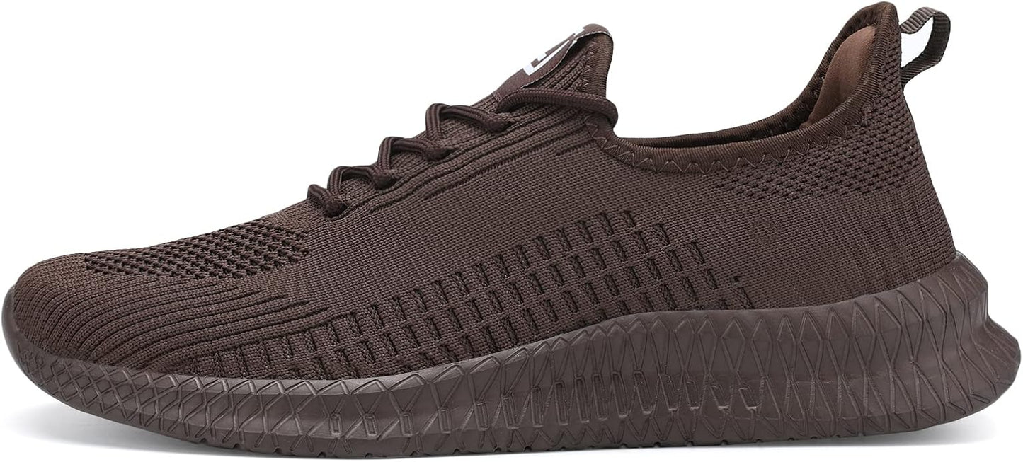 LCGJR Men's Running Shoes Ultra Lightweight Breathable Comfortable Walking Shoes Casual Fashion Sneakers Mesh Workout Shoes