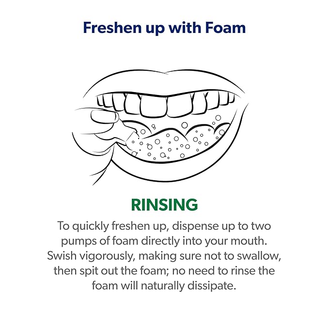 EverSmile FreshDent Denture and Partial Denture Cleaner + Teeth Whitening Spray and Foam– Travel Size Alternative to Cleaning Tablets That Eliminates Bacteria and Fights Bad Breath – 50ml + 10ml (2pk)
