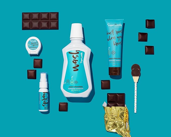 SuperMouth Fluoride-Free Mouth Spray – Alkaline, Sugar-Free Formula with Prebiotics & Xylitol – Gentle for Kids, Adults & Pregnant Women – Freshens Breath, 4 Refreshing Flavors