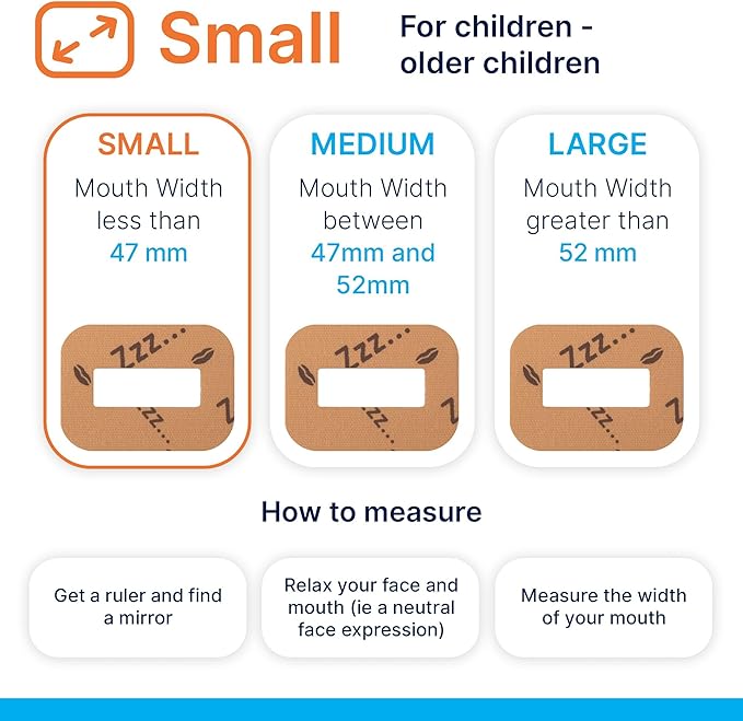 MyoTape - Sleep Tape for Kids - 90 Nights - Reduce Snoring - Improve Your Kids Sleep - Promote Nasal Breathing - Children - Gentle On Skin