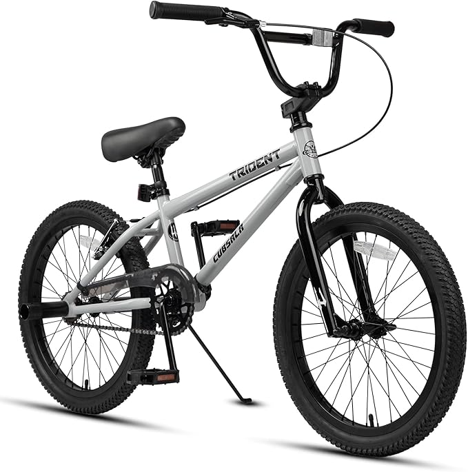 20 24 26 Inch BMX Race Bike Trident Bicycles Beginner-Level to Advanced Riders with 2 Pegs, Multiple Colors