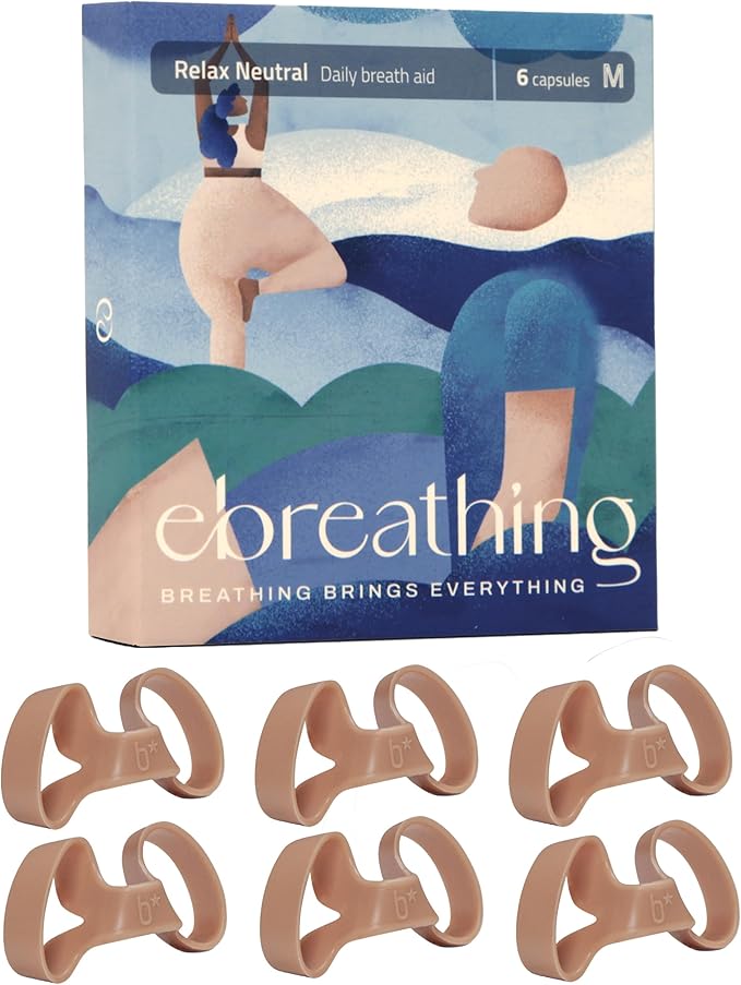 Soft Nasal Dilators for Sleeping (Relax Neutral) - Snoring Support & Breathing Aid (Gentle, Invisible Fit) – Promotes Easier Breathing (Large)