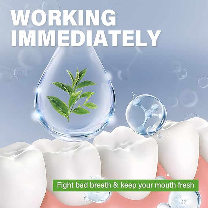 Gum Restore Drops - Advanced Repair for Receding Gums and Bad Breath, Mint Flavor, 2 Fl Oz