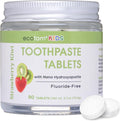 Toothpaste Tablets – Strawberry Kiwi | Nano Hydroxyapatite Toothpaste Tablets Chewable | Fluoride Free l 90 Tabs