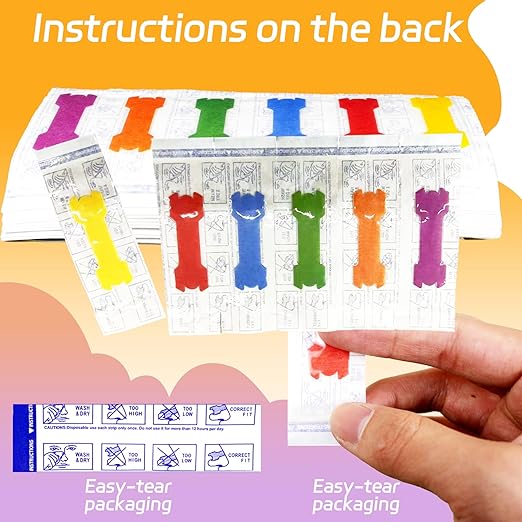 60 Pack Small Size Kids Nasal Strip, Solid Color 1.73*0.55" Extra Strength Kids Nose Strips for Breathing, Kid Nasal Congestion Relief Nasal Tape, Breathe Snoring Strips Sleep Tape for Children