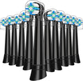 10 Count IO Replacement Heads Compatible with Oral B IO 2/3/4/5/6/7/8/9/10 Series Electric Toothbrushes, Medium Softness Brush Heads Compatible with Oral B iO for Teeth and Gums Care (Black)