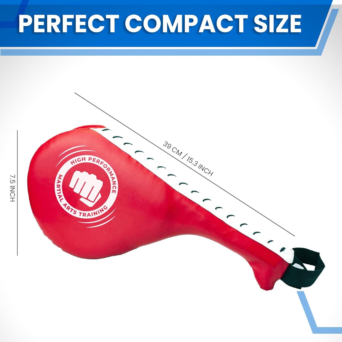 +Performance Taekwondo Kick pad & Boxing pad | Martial Arts Training Equipment | Karate Pads | Taekwondo Sparring Gear | MMA, Kickboxing, Muay Thai | Kick Pads Martial Arts Target for Kids & Adults.