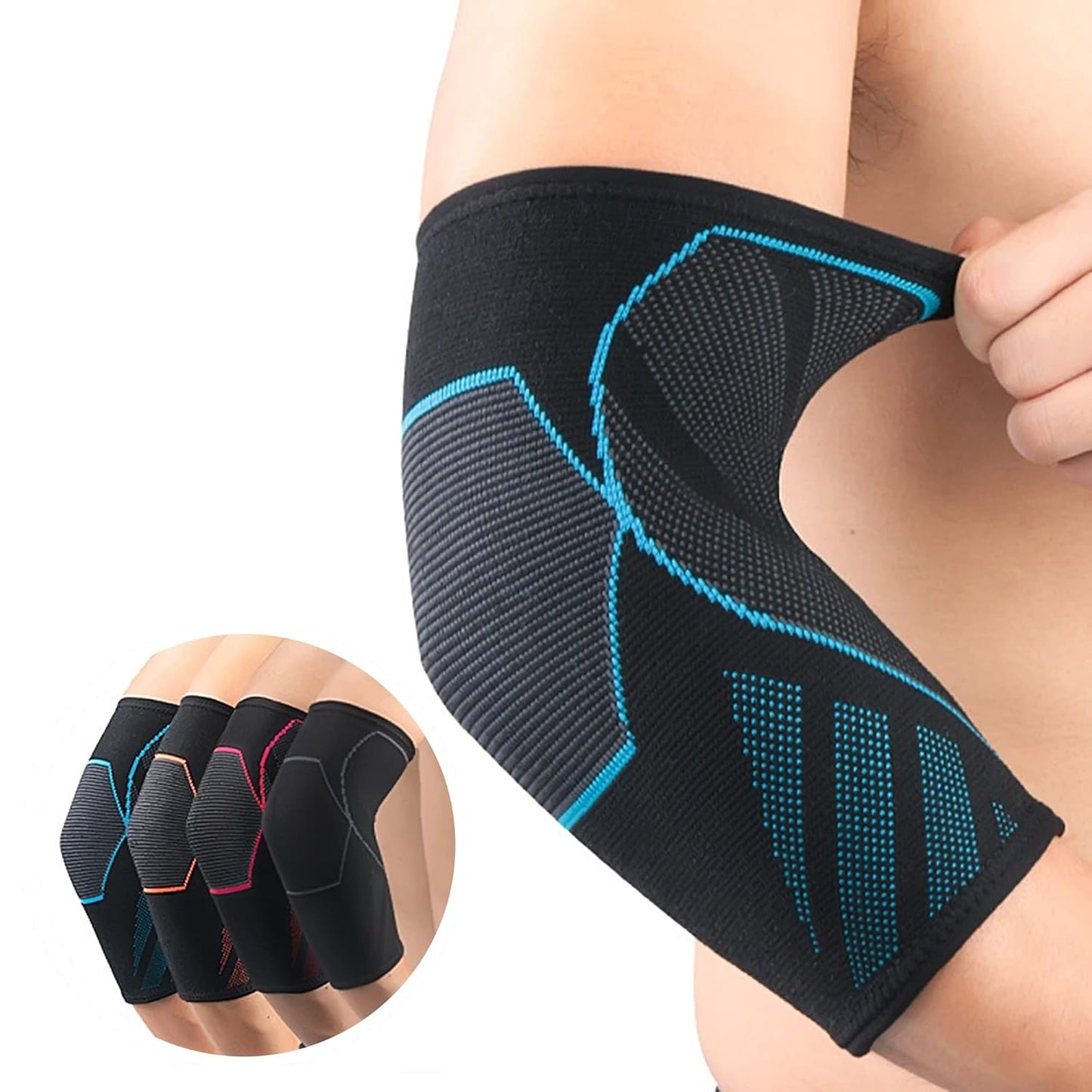 Arm Supports Sleeve,Elbow Compression Sleeve (1 Pair)，Tennis Elbow Braces for Tendonitis and Tennis Elbow，Arm Supports Sleeves golfer，tennis elbow relief for women & men,elbow sleeve for weightlifting