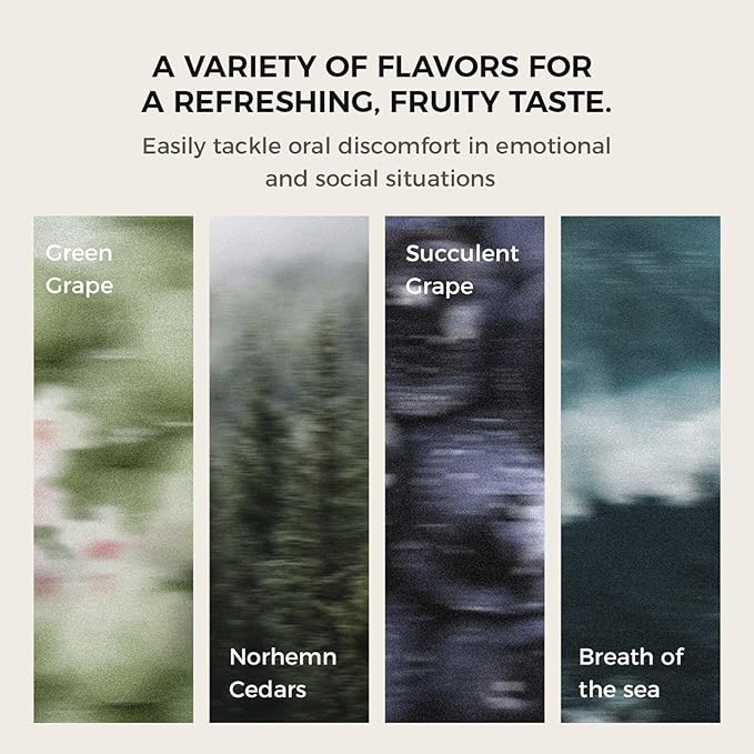 Smart Electric Oral Spray - Mouth Spray Fresh Breath, Cool Mint Breath Spray, Mouth Freshener Spray, Rechargeable, Alcohol Free, With 8 Pods (Classic+8 Bombs)