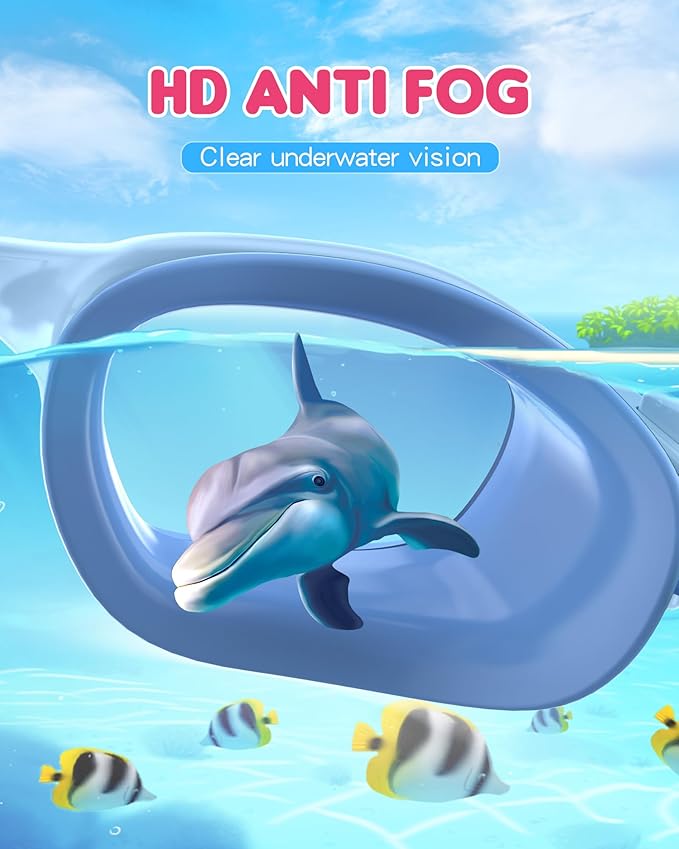 Kids Swim Goggles,Swimming Goggles for Kids 6-14, Anti-Fog UV Protection Pool Glasses for Boys Girls