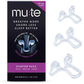 Mute Nasal Dilator Snoring Solution | Starter Pack | Snore Less & Sleep Better | Nasal Strip Alternative | Comfortable Breathing Aids for Better Sleep & Improved Airflow