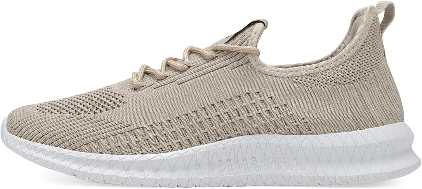 LCGJR Men's Running Shoes Ultra Lightweight Breathable Comfortable Walking Shoes Casual Fashion Sneakers Mesh Workout Shoes