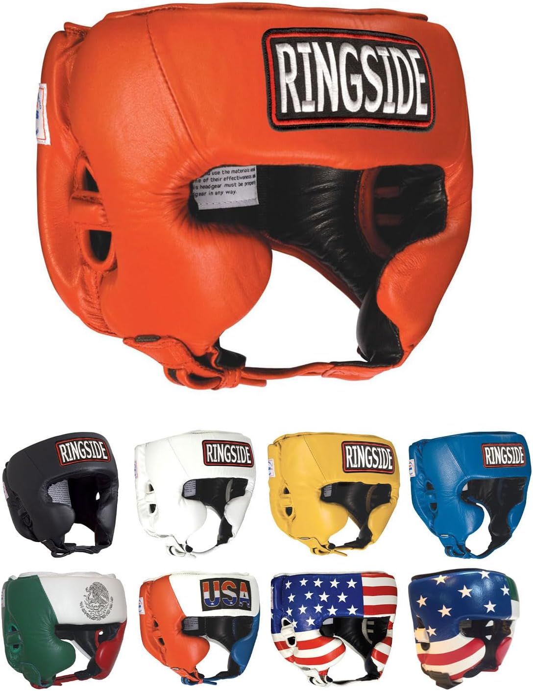 Ringside Competition Boxing Muay Thai MMA Sparring Head Protection Headgear with Cheeks
