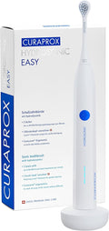Curaprox Hydrosonic Easy Sonic Toothbrush – for Daily Gum Care and Plaque Control | Simple, Effective, Reliable | One Brush Head