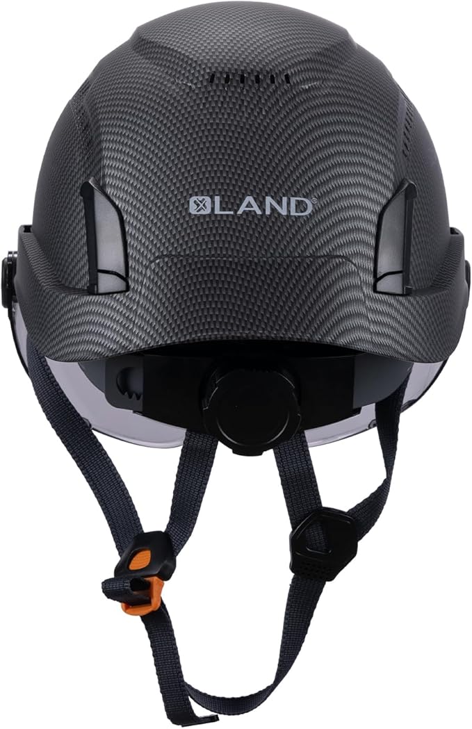 Land Helmets EcoPro Safety Helmet - ANSI/ISEA Z89.1-201 Type 1 Class C Vented - OSHA Approved - Lightweight Helmet with 6 Pt Suspension for Arborist, Industrial & Fall Protection