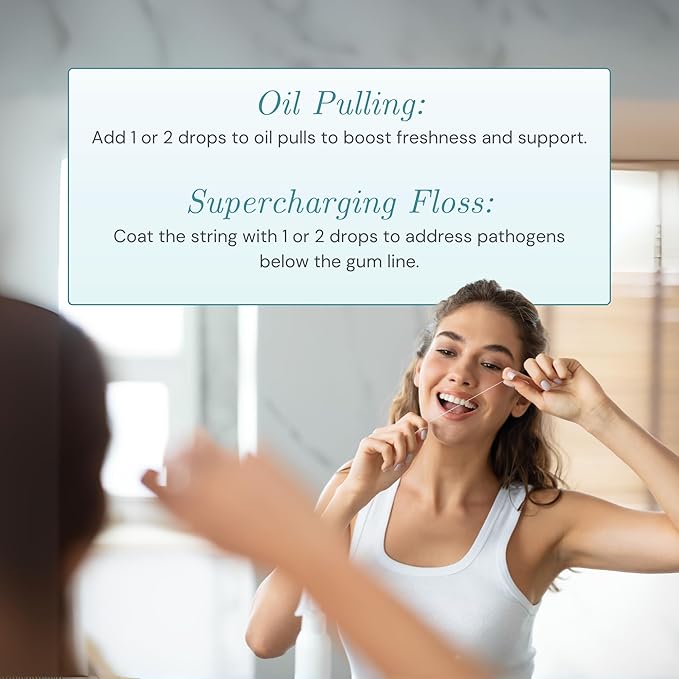 OraWellness Healthy Mouth Blend Organic Tooth Oil, Fluoride Free Made in The USA Toothpaste & Mouthwash Alternative Tooth, Natural Rinse for Healthy Teeth & Gums for Women, Men and Kids, Pack of 1