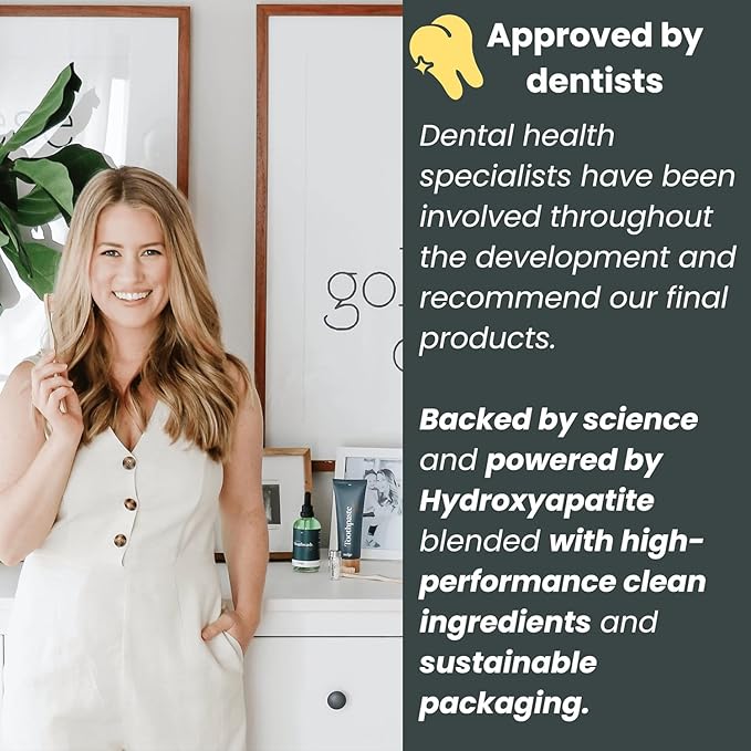 Nudge Advanced Whitening Kit, 10% Nano Hydroxyapatite Remin+ Toothpaste (4 oz) & EnamelGuard Whitening Gel Pen (2 ml), Fluoride-Free, Sensitivity-Friendly, Plaque Control, Strengthens Teeth