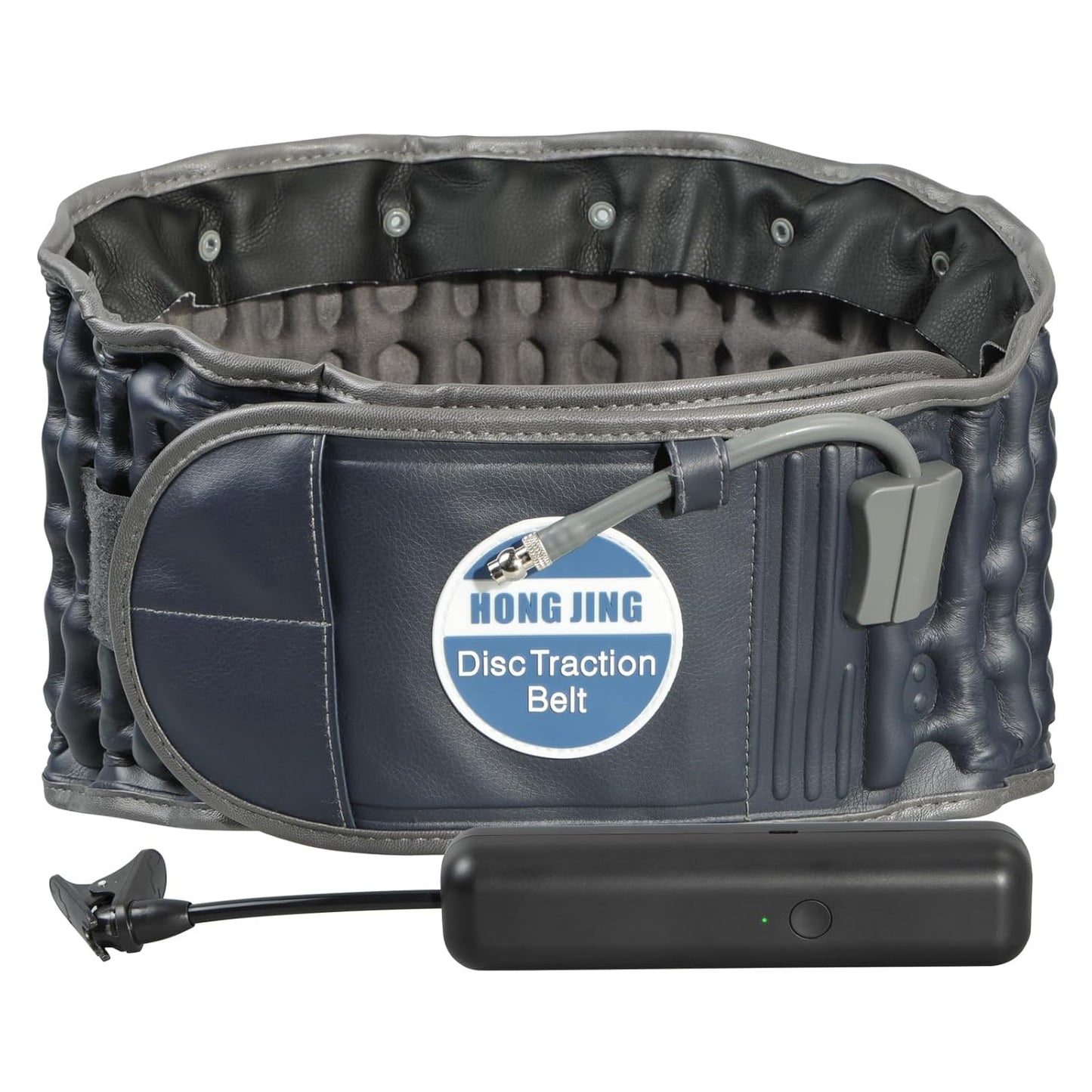 HONGJING Electric Pump Decompression Belt for Lower Back Pain Relief, Inflatable Back Reliever Lumbar Support Brace, One Size Fits 29-49 Waist