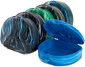 Practicon Glacier Marble Retainer Cases, Clear Aligner Case, Dental Orthodontic Retainer Boxes, Mouth Guard Holder, 6 Pack