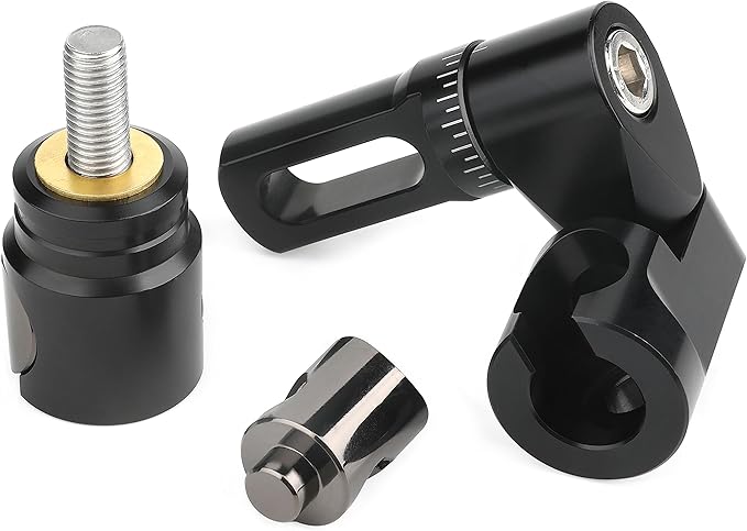 AMEYXGS Bow Stabilizer for Compound Bow, 6" 8" 10" 12" Rod Balance Bar with Damping System and Weights Shock Absorber for Compound Bow Archery Accessory