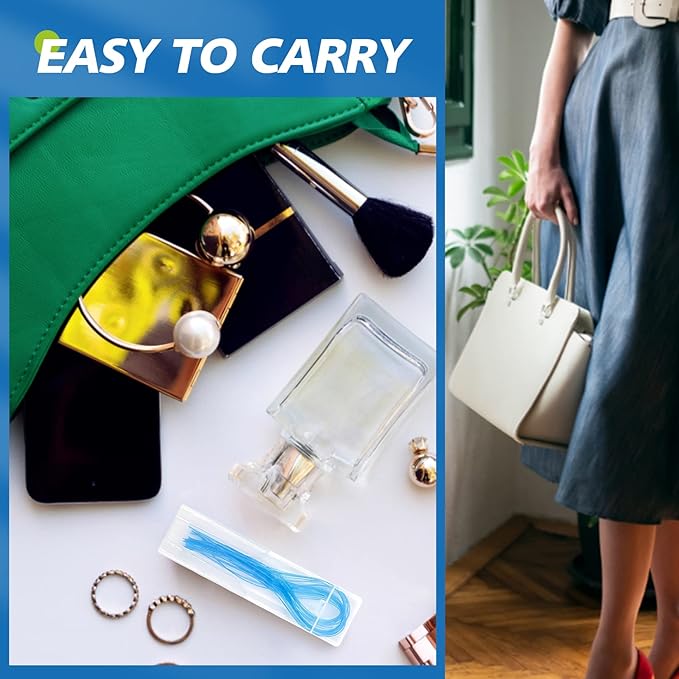 Floss Threaders,Essential Tool for Maintaining Oral Health with Braces, Bridges, and Implants 400 Count (Pack of 8)