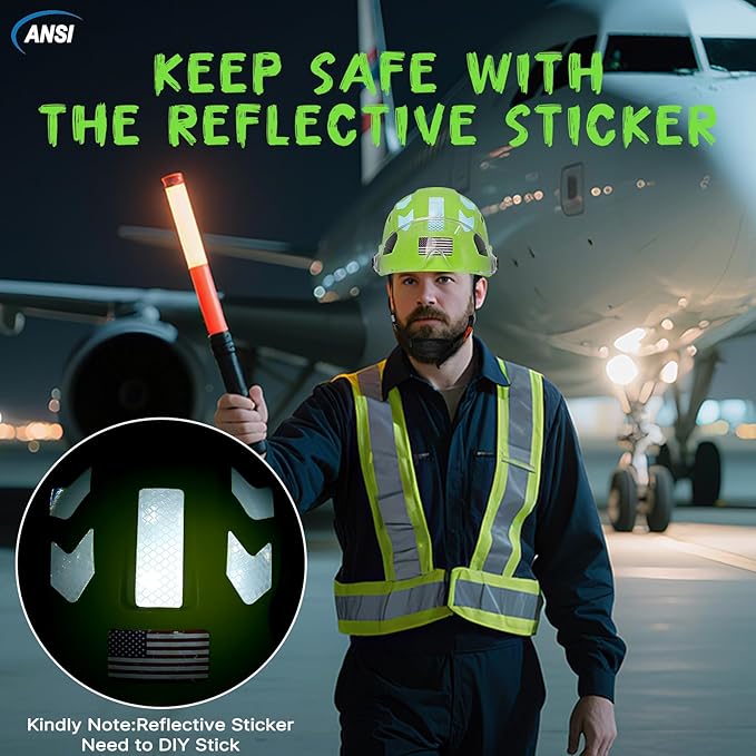 AOLAMEGS Construction Safety Hard Hat - ANSI Z89.1 Type Ι OSHA Approved Safety Helmets with Chin Straps Lightweight Reflective Vented ABS Hard Hats For Men Women Industrial Workwear 6-point Suspension