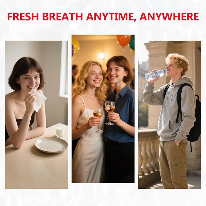 Oral Spray – Fresh Breath, Dual Cooling Experience & Convenient On-The-Go Design – Perfect for Freshening Breath Anywhere, Anytime (Apple Cider, 2 Count)