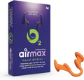 AIRMAX Nasal Dilator for Breathing - 76% More Airflow - Anti snoring Devices - Nostril Opener - Congestion Relief and snoring Solution - 1x Medium Orange