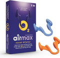 Air Max Nasal Dilators Trial Pack - Anti Snoring Devices - 76% More Airflow for Better Breathing & Against Nasal Congestion - Guaranteed Fit (1x Small & 1x Medium) - Reusable