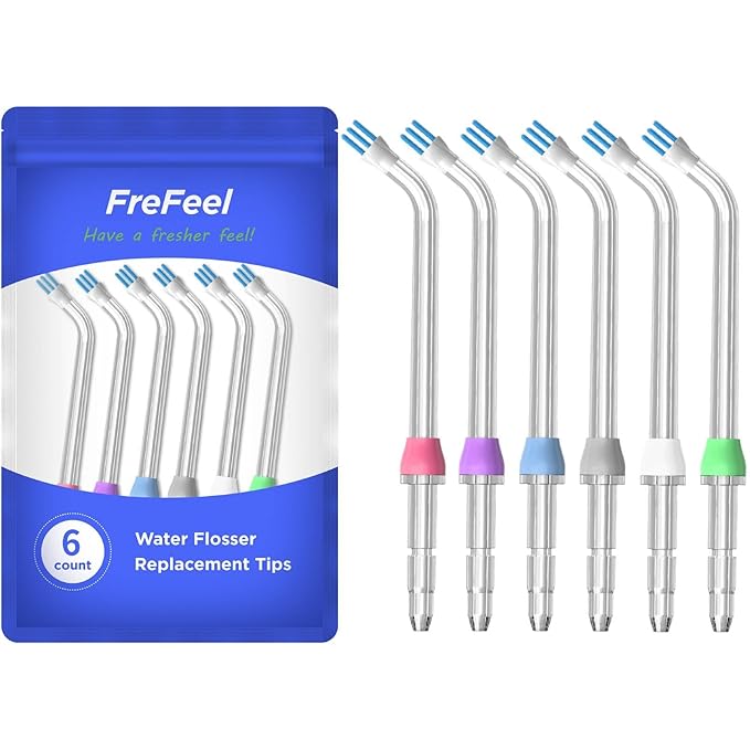 Replacement Heads for Waterpik, Replacement Picks for Water Pik Water Flosser (6 Plaque Chaser Tips)