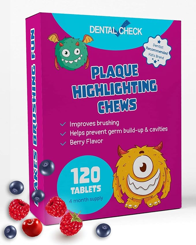 Lingito Plaque/Dental Disclosing Tablets, A Teeth Coloring Tablets Plaque Finder Solution to Effectively Remove Plaque and Tartar Buildup, Improves Oral Care (4 Month Supply - 120 Pack)