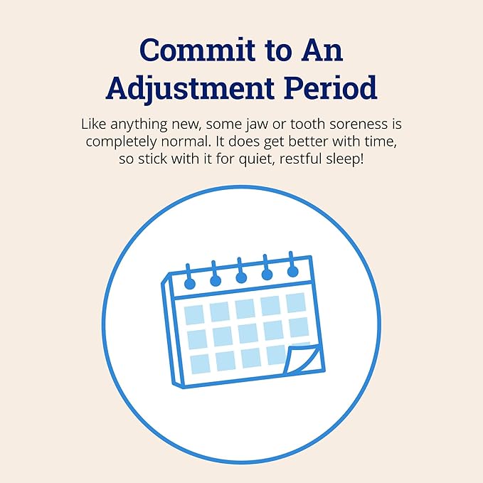 ZQuiet Anti-Snoring Mouthpiece Solution - Comfort Size #2 (Single Device) + Cleaner (1.5oz Bottle) - Made in USA Snoring Solution for a Better Night’s Sleep (Blue)