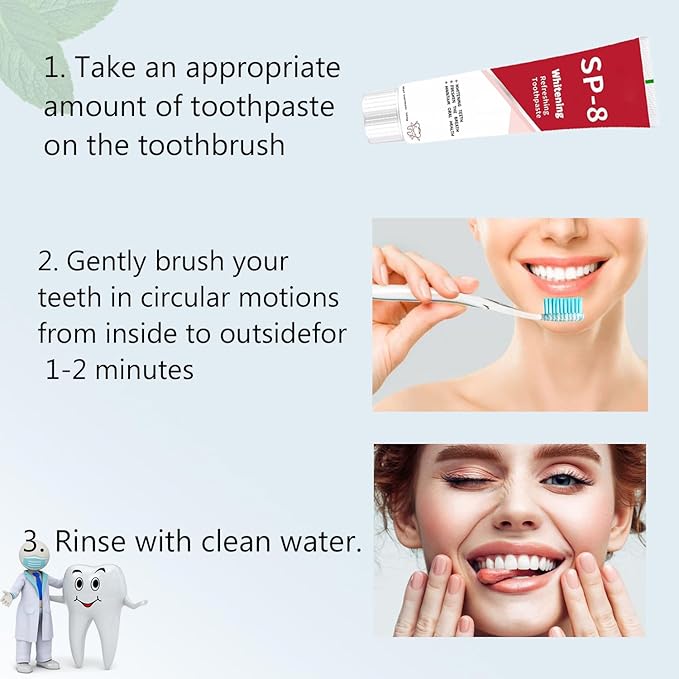 Super ProbioticSp-8 Toothpaste, Sp 8 Pasta Dental, SP-8 Toothpaste, Pasta Dental Sp-8,SP8 Probiotic Toothpaste, Deep Cleaning Care Toothpaste