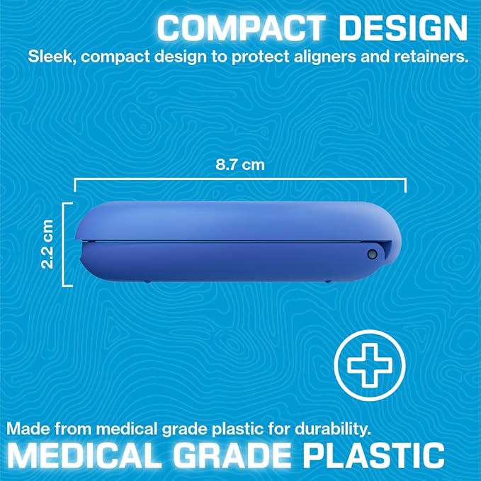 INVISALIGN Aligner and Retainer Case, Royal Blue