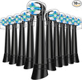 10PCS Replacement Heads Compatible with Oral B iO 3 4 5 6 7 8 9 10 Series Electric Toothbrush,Toothbrush Heads Compatible with Oral B iO Replacement Heads, Medium Bristles for Effective Cleaning,BLACK