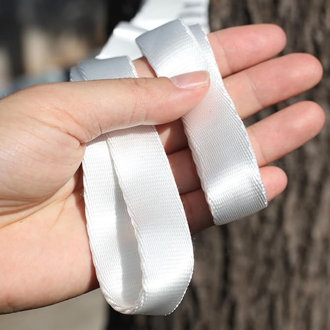 2PCS 5.9ft Long Nylon Daisy Chain Straps for Aerial Yoga Hammock Swing Adjustable Aerial Silk Extender Hanging Rope for Aerial Yoga Belts 180cm