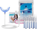 Teeth Whitening Kit with 32xLED Light Professional Complete at Home Smart Phone Whitening System - Best Tooth Whitener Gel Refill - Safely Connected with iPhone/Android/USB for Home Use