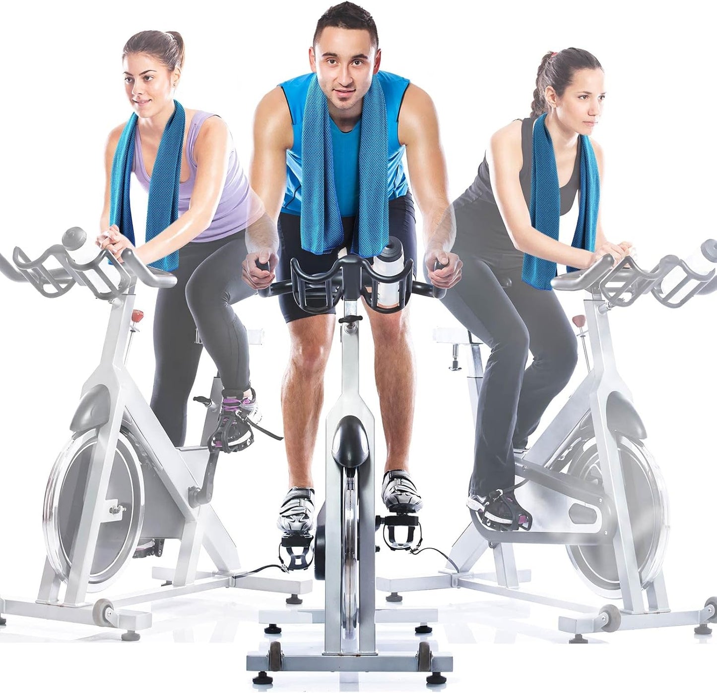 Hosuly 30 Pack Cooling Towels, 40"x12" Ice Breathable Soft Chilly Sweat Rag Microfiber Workout Rags for Gym Cooling Towels for Neck and Face for Yoga Golf Sport Running