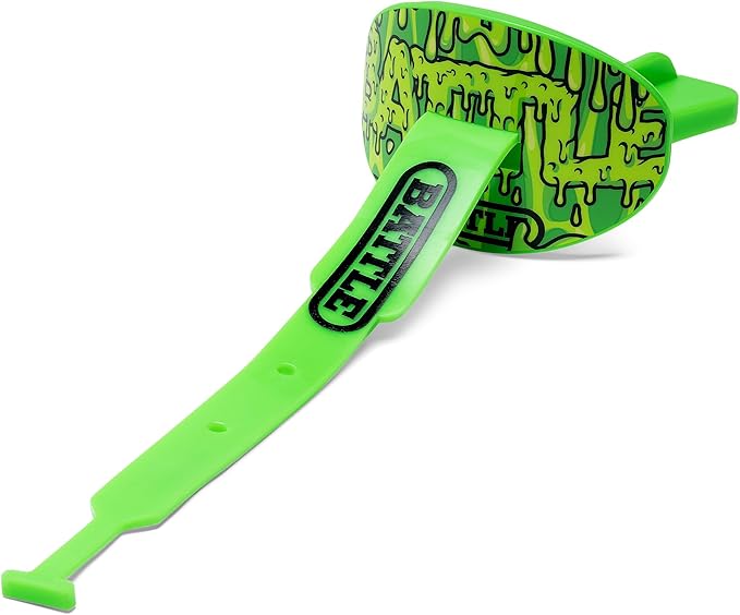 Battle Sports Speed Football Mouthguard with Strap - Oxygen Football Mouthguard Superior Airflow & Better Performance, Maximum Breathability (Slime)