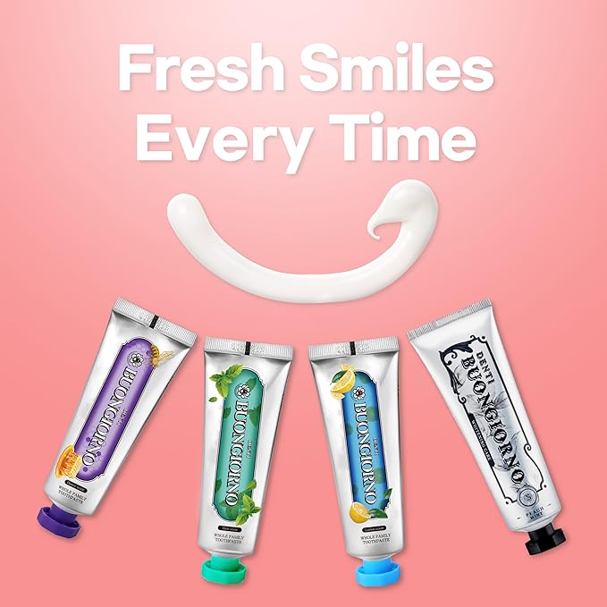 Peach Mint WHITENING Toothpaste (3 Pack) – Natural Fluoride Korean Toothpaste for Teeth Whitening, Plaque Removal, Strengthens Enamel, Paraben & SLS Free (3.52fl oz / 100g)