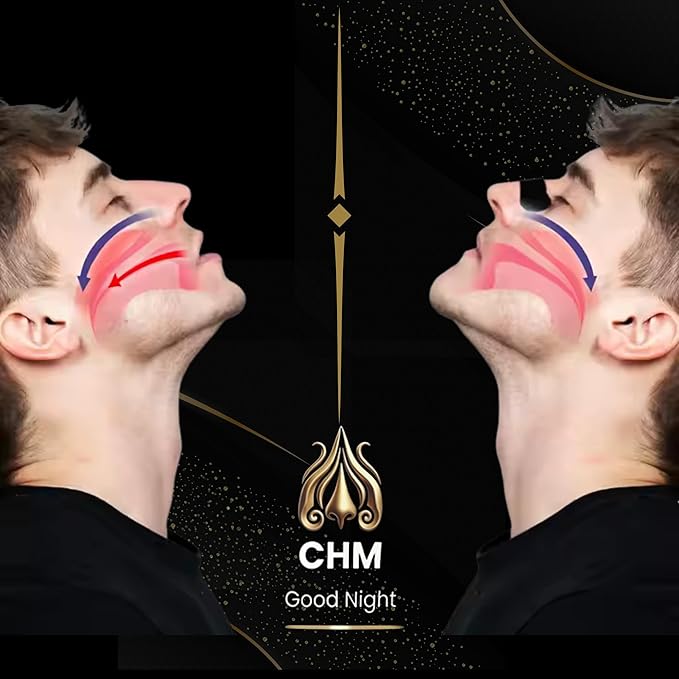 [CHM] Nasal Strips for Snoring - Effective Snoring Solution to Improve Breathing, Nasal Congestion, and Sleep - Breathe Right Nose Strips with Hypoallergenic, Sweatproof Adhesive for Enhanced Airflow