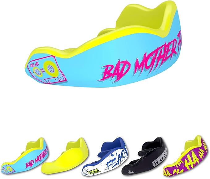 DAMAGE CONTROL High-Impact Mouth Guard – Sports Mouthguard for Boxing, Football, Hockey, Lacrosse & Basketball, Protects Teeth & Jaw, Protective Mouthpiece for Adults & Youth (Women, BMF 2.0)