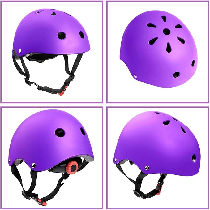 Adjustable Helmet for Ages 3-16 Kids Toddler Boys Girls Youth,Protective Gear with Elbow Knee Wrist Pads for Multi-Sports Skateboarding Bike Riding Scooter Inline skatings Longboard Roller Skate