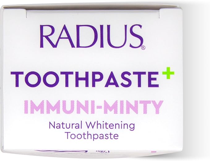 RADIUS ImmuniMinty Immune Support Toothpaste 2.5 Oz - Elderberry Mint - Pack of 3