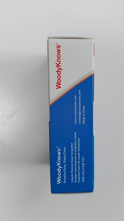 WoodyKnows Ultra-Thin Nasal Dilator, Improves Sleep and Sports Airflow, alleviates Nasal Congestion and Nose-Related snoring, deviated Septum aid (L 3 Pack)