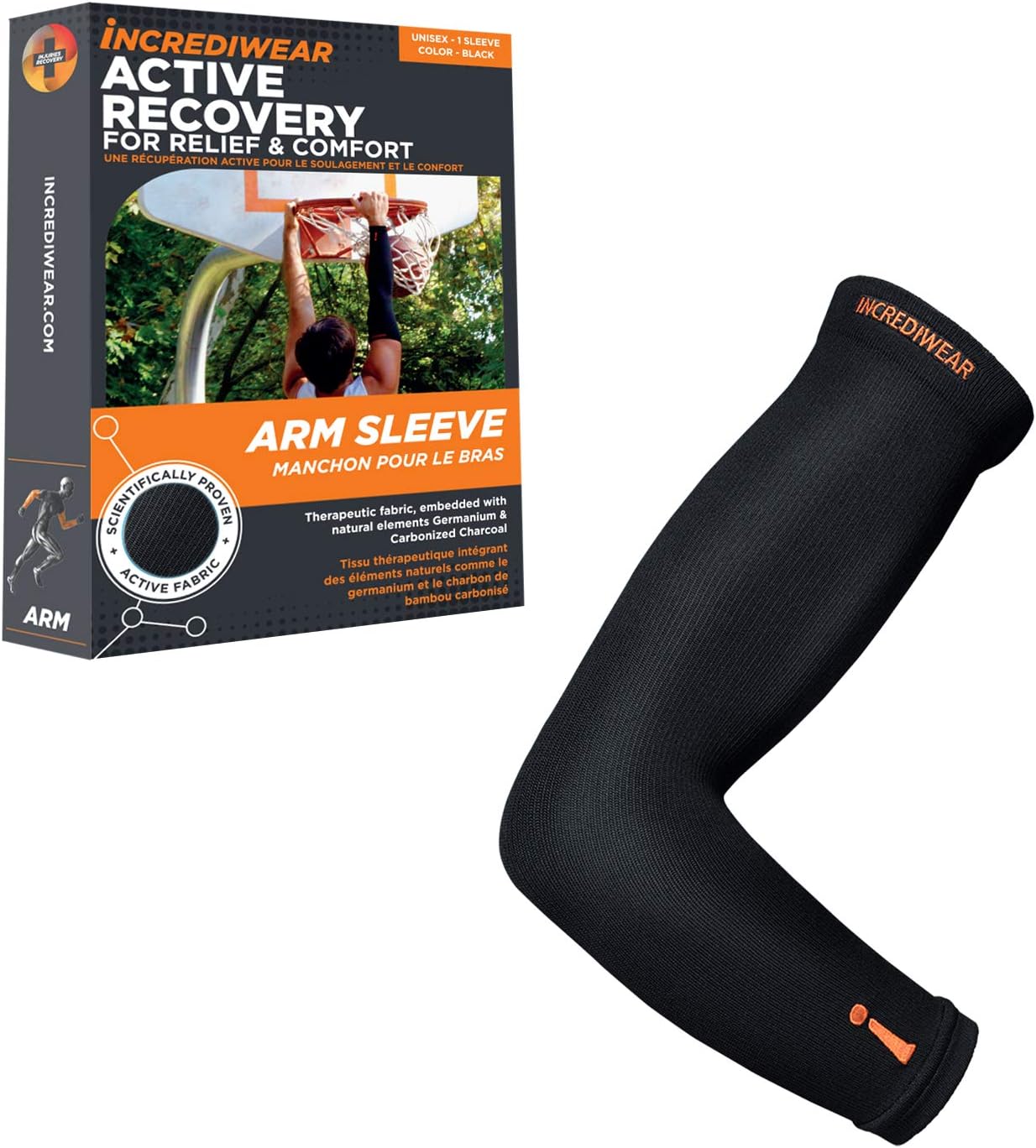 Incrediwear Arm Sleeve – Arm Sleeves For Men and Women to Help with Muscle Pain, Relief & Recovery, Perfect for Working Out