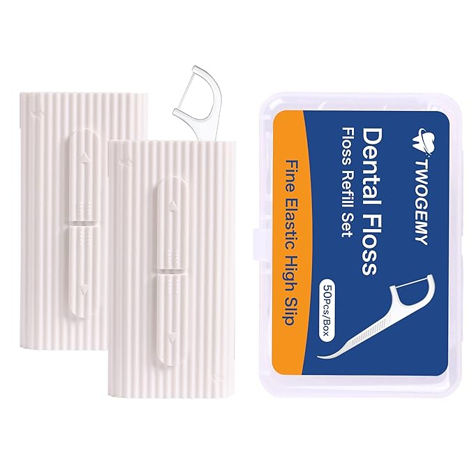 Portable Dental Floss, Portable Travel Floss (White2)