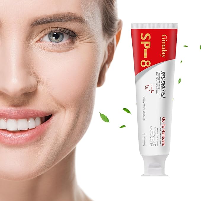 Sp-8 Probiotic Whitening Toothpaste, Enhanced Formula with 8 Probiotics Oalance Oral Microbiota for Enamel Protection, Deep Cleaning Care Toothpaste Fresh Breath -2Pcs