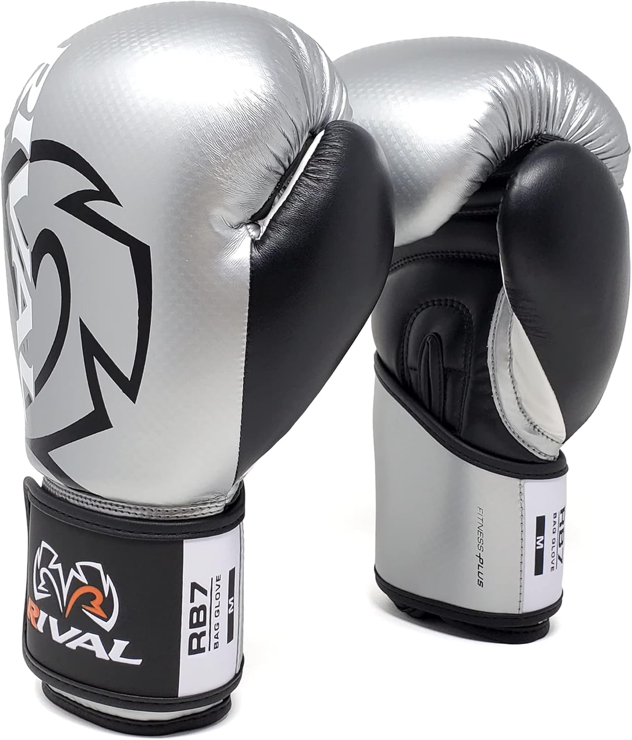 RIVAL Boxing RB7 Fitness Plus Bag Gloves, Ergo Strap System and High-Density Layered Padding for Heavy Bag and Mitt Work